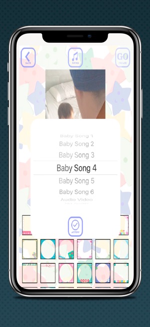 嬰兒視頻製作者與幀和歌曲(圖3)-速報App