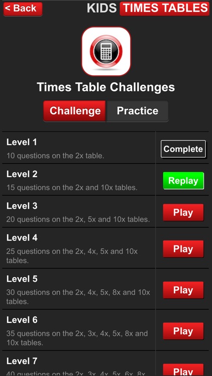 Kids Times Table Challenges screenshot-6