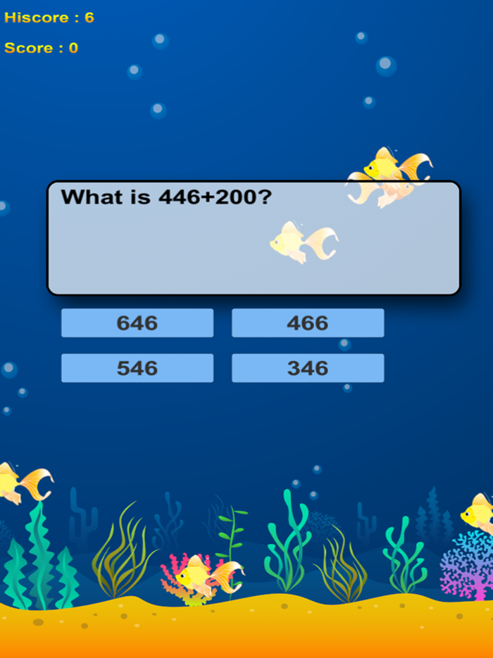 Little Fish with Math Trivia