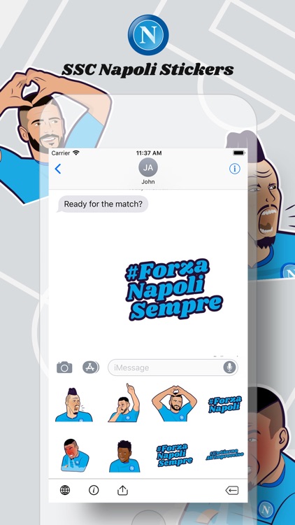 SSC Napoli Stickers