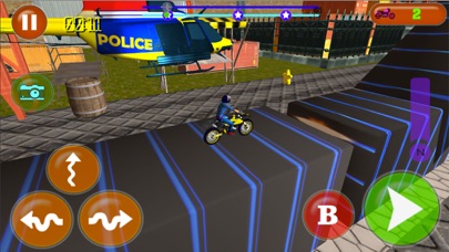 Bike Rider Chases Police Heli screenshot 4