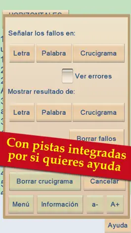 Game screenshot Crucigramas E apk