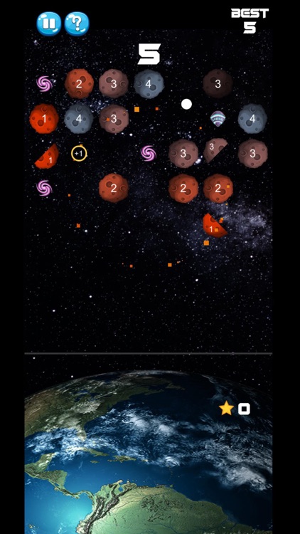 Balls VS Asteroids- Number Hit screenshot-5