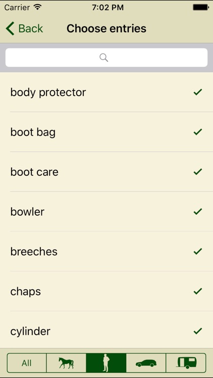 equiPment - equitation manager screenshot-3
