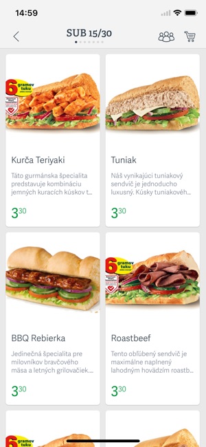 SUBWAY® Slovensko(圖4)-速報App