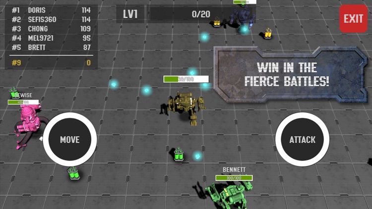 Iron Robots Harvest Wars.IO