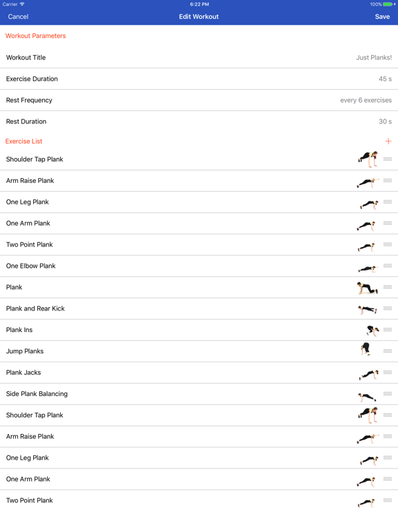 Screenshot #6 pour Ab, core & back Workout Fitify