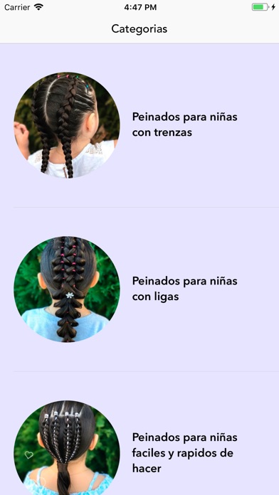 Peinados para niña screenshot 2