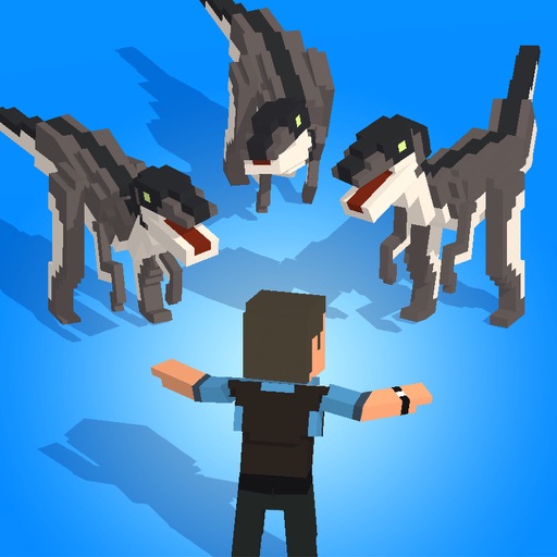 Jurassic Hopper: Crossy Dinosaur Shooter Game