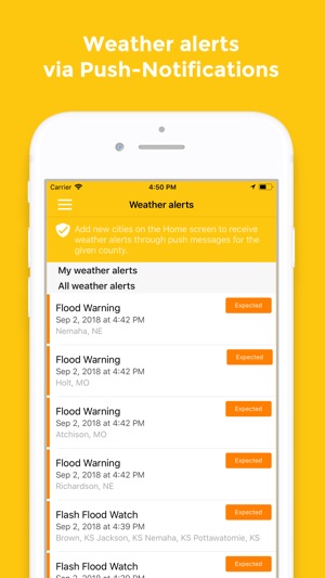 WeatherWheel: Alerts, Forecast(圖5)-速報App