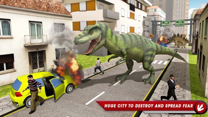 Dinosaur Simulator City Hunter screenshot 4