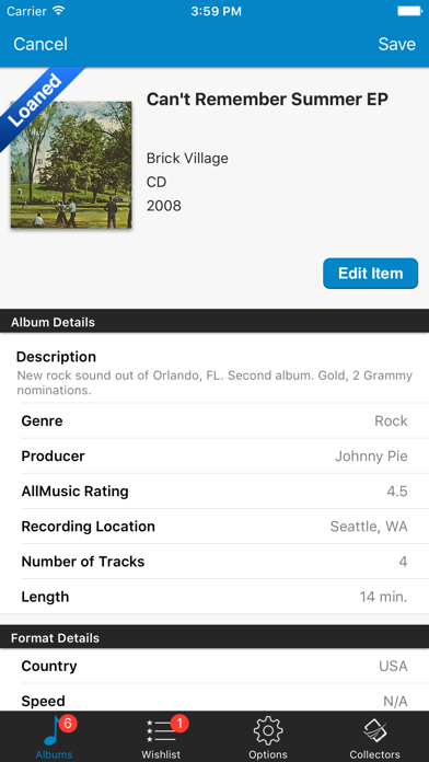 Music Collector Pro Screenshot 3