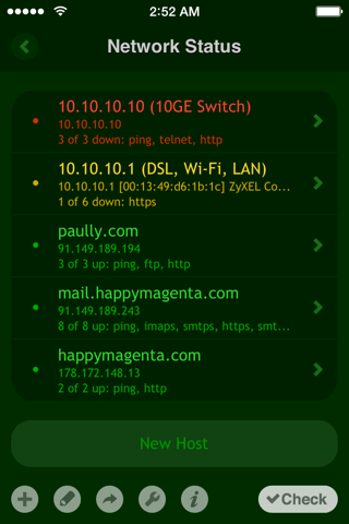 Net Status - Server Monitor - náhled