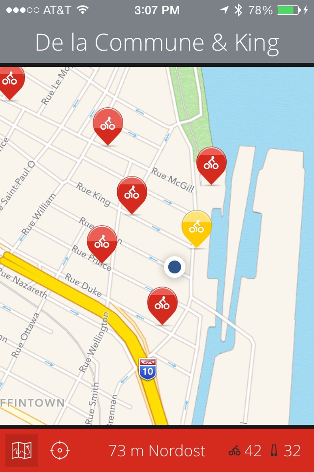 Montreal Bikes — A One-Tap Bixi Bike App screenshot 4