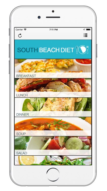 South Beach Diet Recipes Plus screenshot-0
