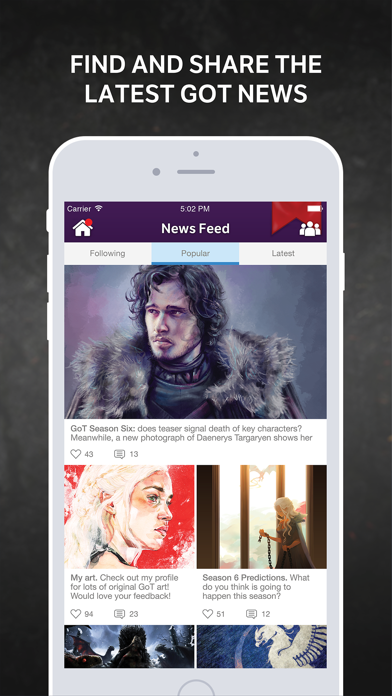 How to cancel & delete Amino for: Game of Thrones from iphone & ipad 1