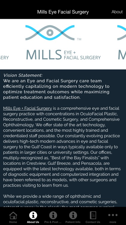 Mills Eye Facial Surgery