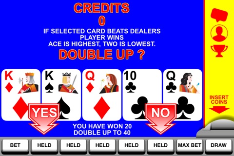 Video Poker with Doubling screenshot 2