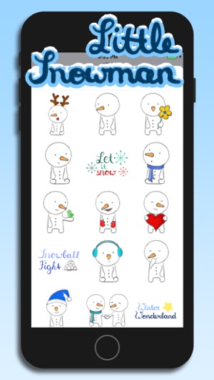 Little Snowman Stickers(圖2)-速報App