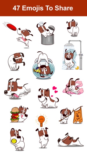 Dog Emojis - Terrier Emoji Stickers(圖1)-速報App