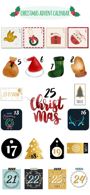 Christmas Advent Calendar Pack