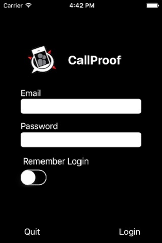 CallProof CRM screenshot 2