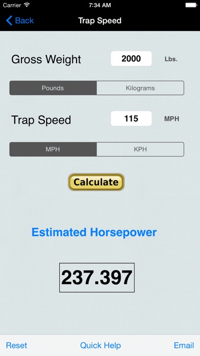 How to cancel & delete Horsepower Trap Speed Calc from iphone & ipad 3