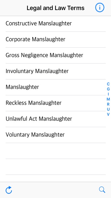 Legal and Law Terms screenshot 3