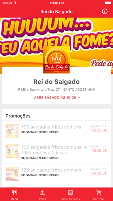 How to cancel & delete Rei do Salgado Delivery from iphone & ipad 2