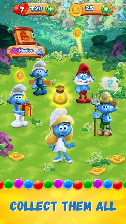 Smurfs Bubble Story