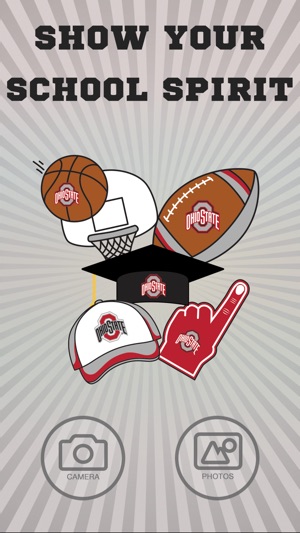 Ohio State Buckeyes PLUS Selfie Stickers