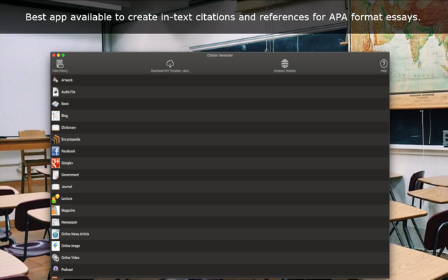 citation generator on the mac app store