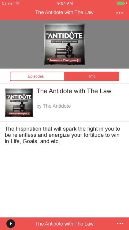 The Antidote with The Law