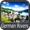 German rivers GPS nautical map