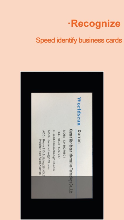 WeCard&business card scanner screenshot-4