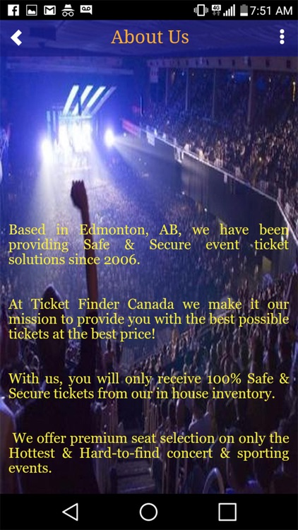 Ticket Finder Canada