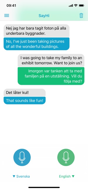 översätt svenska till engelska meningar