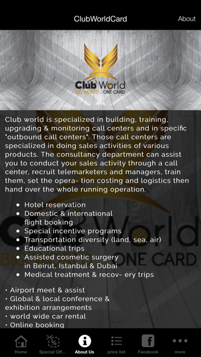 ClubWorldCard screenshot 3