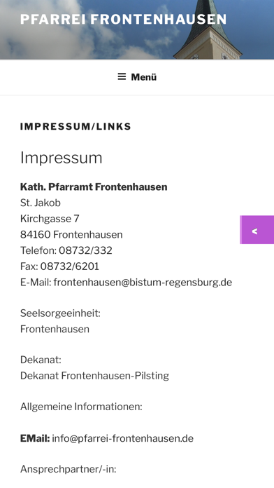 Pfarrei Frontenhausen screenshot 3