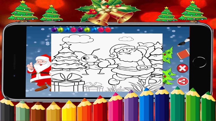 Christmas doodles-Draw & Color