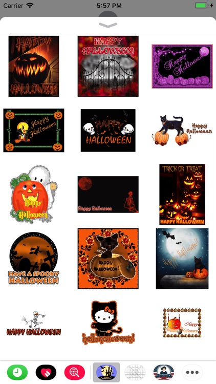 Halloween GIF Stickers 2017