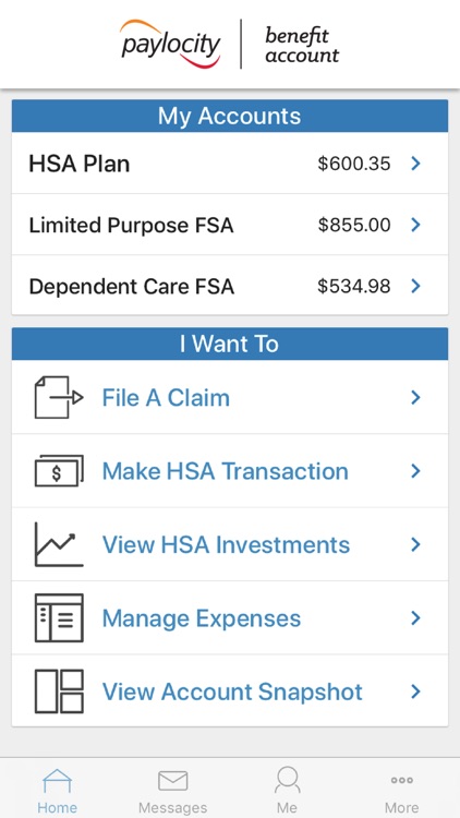 Paylocity Benefit Account screenshot-3