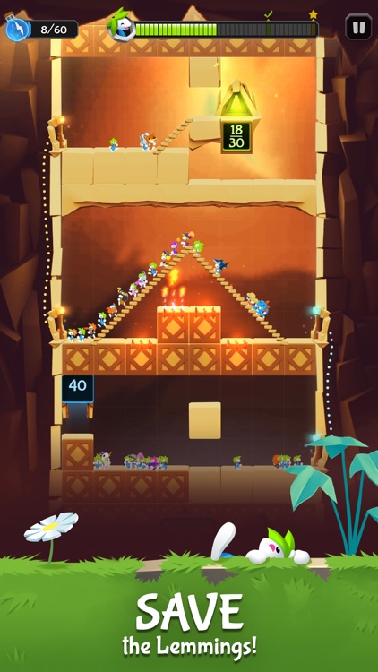 Lemmings: The Puzzle Adventure screenshot-0
