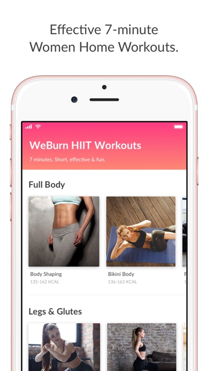 WeBurn: Women Home Workouts screenshot-0