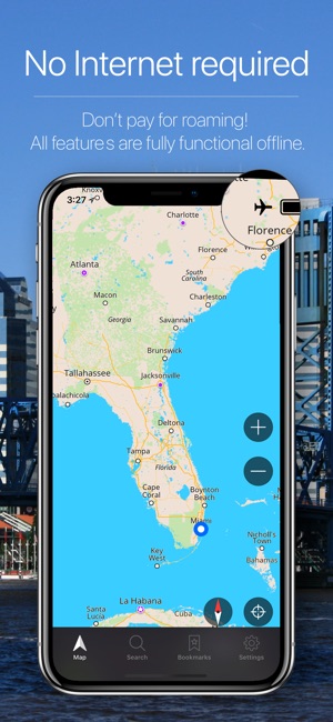 Florida, US Offline Navigation