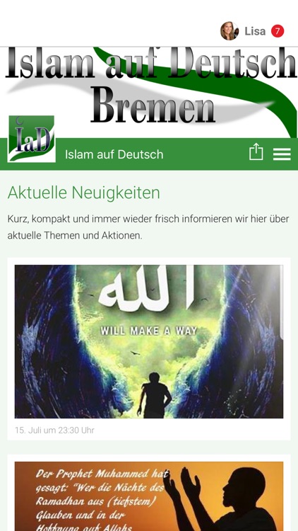 Islam auf Deutsch