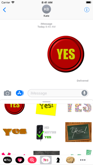 Yes sticker pack(圖1)-速報App