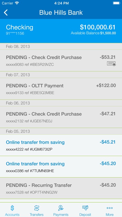 Blue Hills Bank Mobile Banking screenshot-3