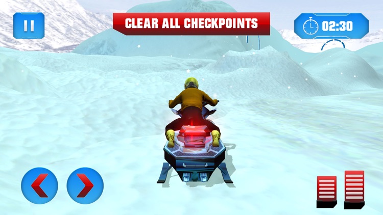 Snowmobile Stunt Bike Rider screenshot-3