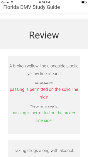 Florida DMV Study Guide(圖4)-速報App